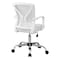 Monarch Specialties Office Chair, Adjustable Height, Swivel, Ergonomic, Armrests, Computer Desk, Work, Metal, White I 7462 - alternate 2